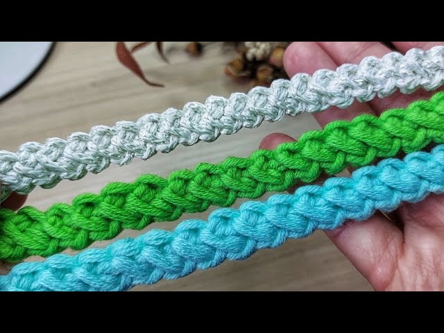 VERY EASY&FAST  Crochet Cord PATTERN.#crochet #crocheting #easycrochet #yarn #yarnlove