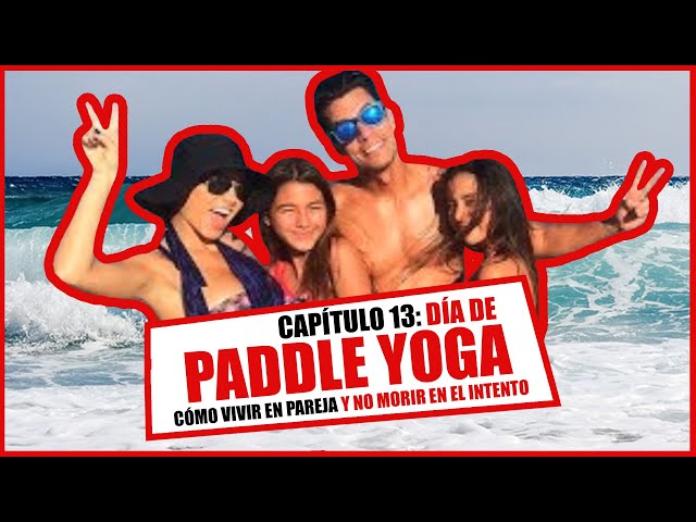 Hoy dia de Paddle Yoga, intentando que limita encuentre el equilibrio.