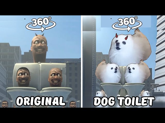 Skibidi Toilet | TRIPLE TOILET vs DOG TOILET | 360 VR Finding Challenge