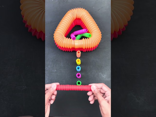 CHANGE COLOR ODD-ASMR POP TUBE😱🤯  #diy #satisfyingvideos#relaxing #creative #oddasmr#insideout