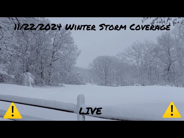 🔴 Live Storm Chaser - Pennsylvania Chaser IRL - Snow Coverage