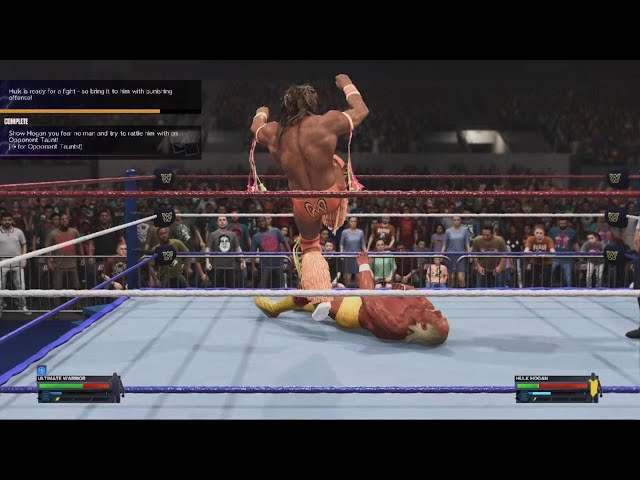 WWE 2K24 Wrestlemania Showcase - Ultimate Warrior Vs Hulk Hogan