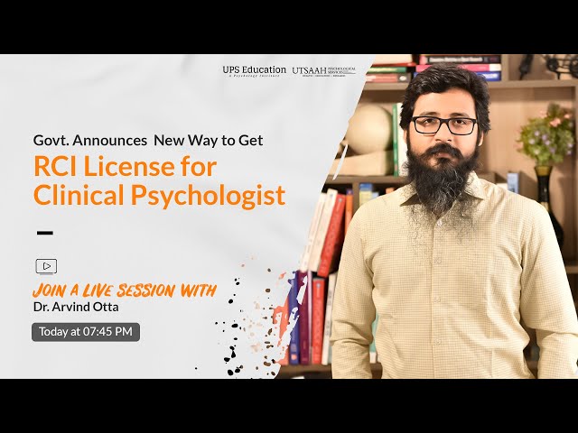 Is MPhil Programme will Discontinue? New way to get RCI license as clinical psychologist