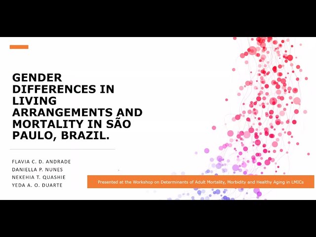 5. Gender Differences in Living Arrangements and Mortality Among Brazilian Older Adults