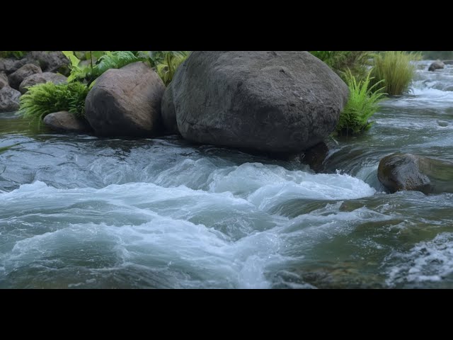 beautiful sound of flowing water