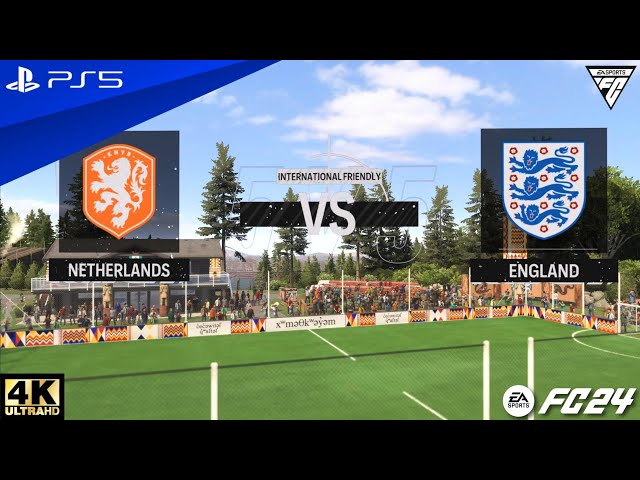 Netherlands vs. England - Euro 2024 Semi Finals - Volta Football - FC 24 | PS5 [4K60]