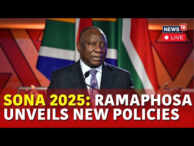 Cyril Ramaphosa Speech Live | Ramaphosa 2025 State Of The Nation Address | South Africa | N18G