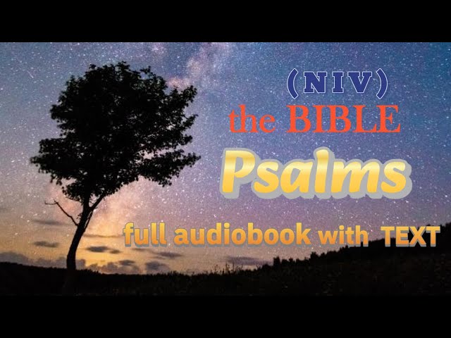 Audio Bible   Psalms chapter 6.  with text(NIV)