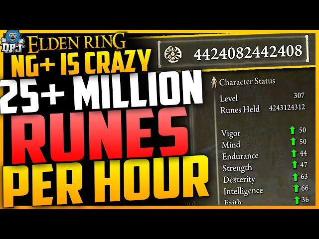 Elden Ring: NG+ - 120,000 RUNES EVERY 10 SECONDS - EASY LEVEL UP - BEST RUNE FARM IN GAME (NG+ ONLY)