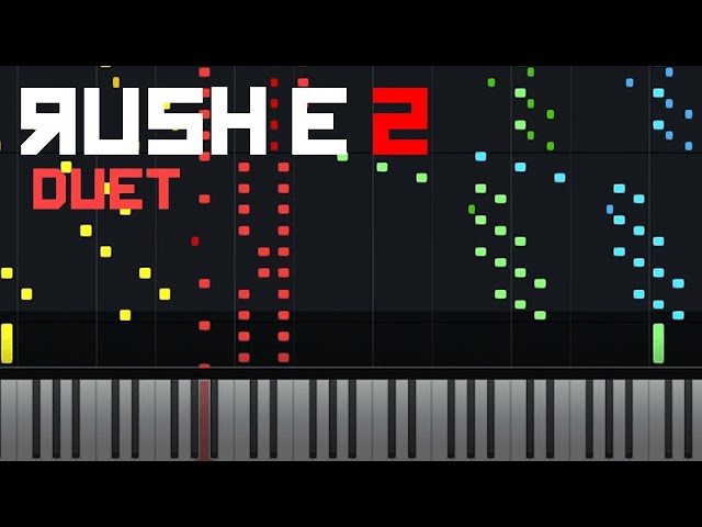 Rush E 2 but it's ACTUALLY PLAYABLE (4-hands duet arrangement)