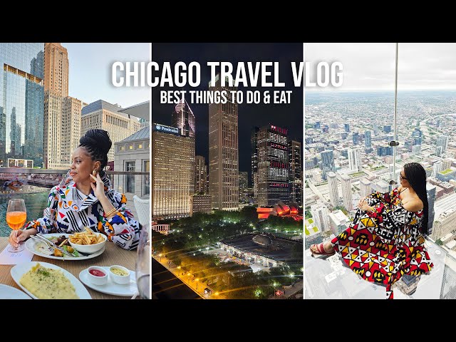 CHICAGO TRAVEL VLOG: Exploring Chicago iconic landmarks, best restaurants and rooftop bars!