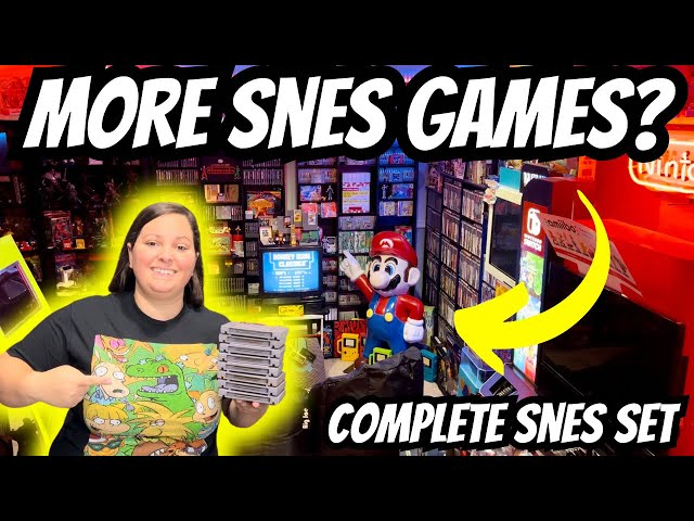 Going For A Complete Super Nintendo (SNES) Set of Video Games! UPDATE!