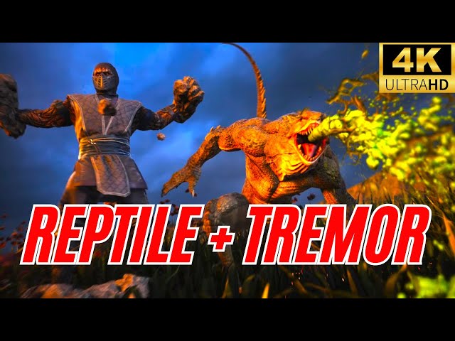 REPTILE BRUTAL COMBOS! This Unique Team Is Super Fun - "Reptile Gameplay" (Tremor Kameo)