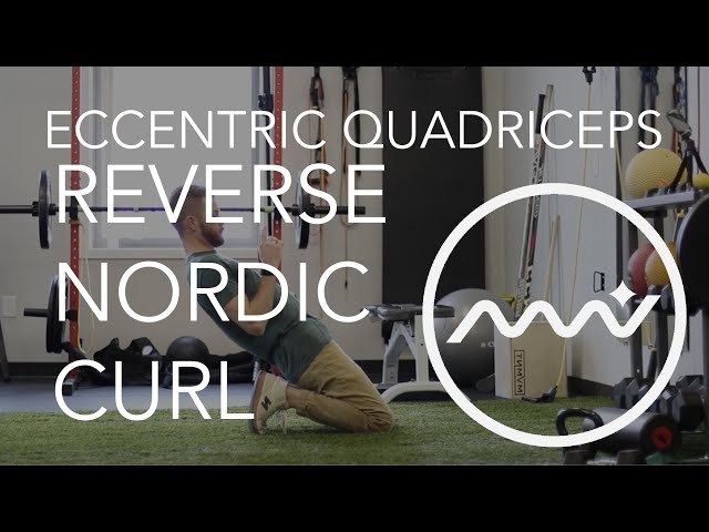 Eccentric Quad Exercise // Reverse Nordic Curl