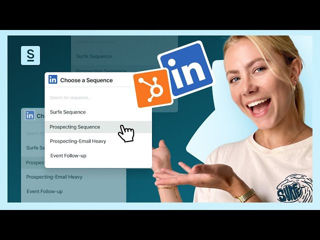 Add leads to HubSpot Sequences from LinkedIn | CRM integration