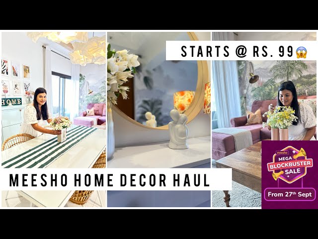 Meesho Home Decor Haul | Starts @ Rs 99 | Upto 80% Off | Best Home Decorating Ideas At Lowest Price