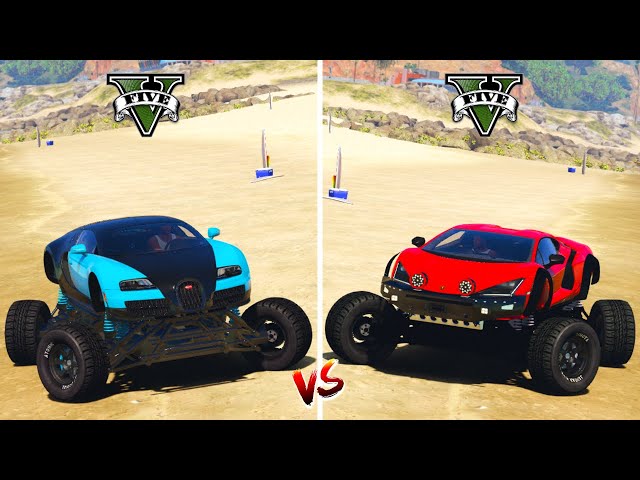 GTA 5 LIFTED MONSTER BUGATTI vs LIFTED MONSTER LAMBORGHINI - WHICH IS BEST?