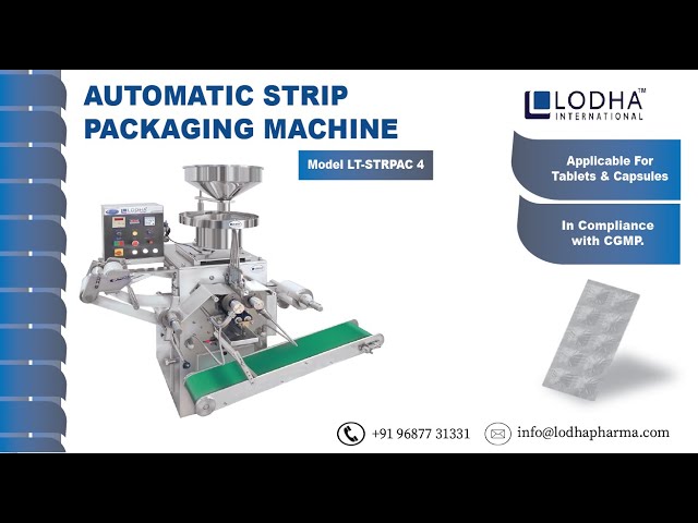 Strip Packing Machine for Tablet and Capsules