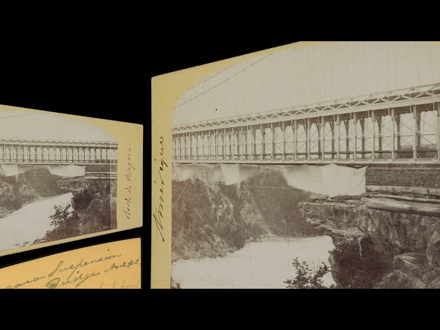 Niagara Suspension Bridge ~1865 (VR 3D still-image)