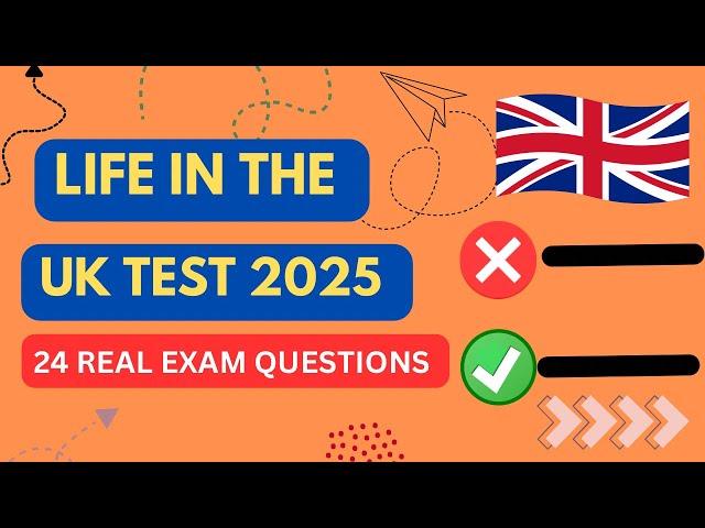 LIFE IN UK TEST  FREE PRACTICE 2025||BRITISh citizenship test #12