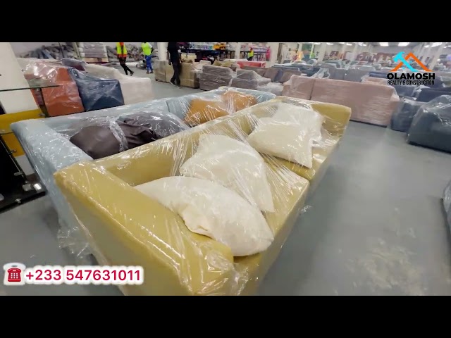 Luxury Sofa, Bed & Lighting Prices Revealed at China Mall Ghana!