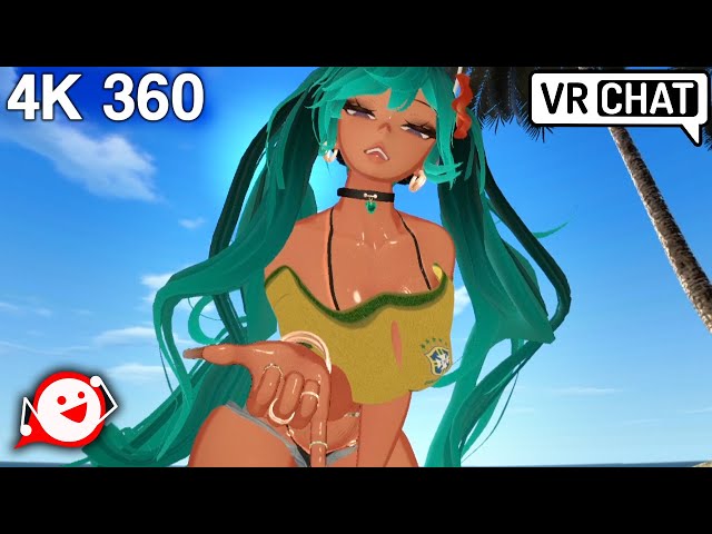 4K 360 VR Brazilian Miku Dance Tá OK Remix DENNIS, MC Kevin o Chris, Maluma, Karol G VRChat Dancing