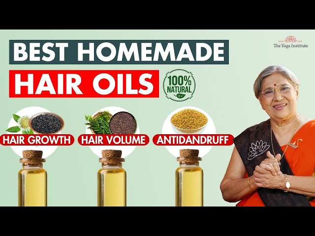 3 home-made ayurvedic hair oils to reduce hair fall & hair problems| Hair growth| Dandruff remedies