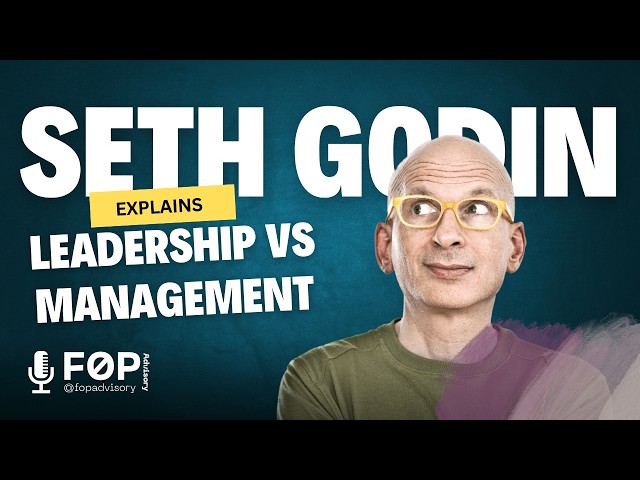 Leadership vs  Management - Seth Godin Explains