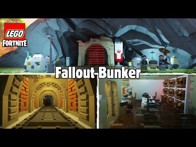 Incredible Star Wars FALLOUT Bunker Tour in Lego Fortnite!