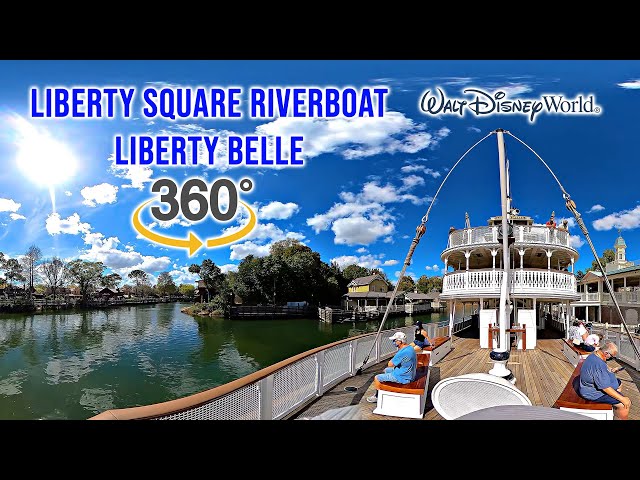 VR 360 Liberty Square Riverboat Liberty Belle On Ride POV Magic Kingdom Walt Disney World 2021 02 27