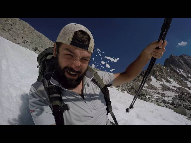 Pacific Crest Trail, 1.7.2016., Mather pass, Tesla is going down