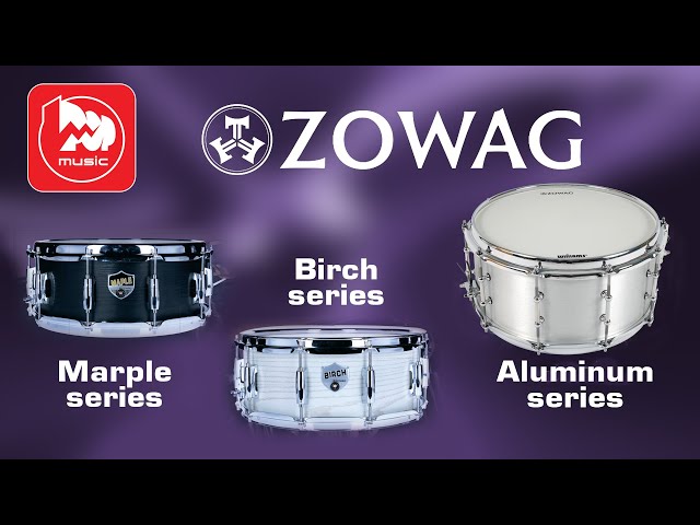 Малые барабаны Zowag || Серии Birch, Maple и Aluminum