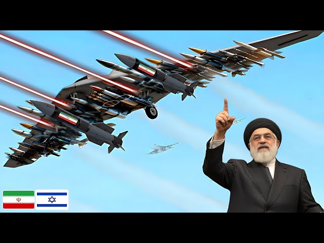 1 minutes ago! Iran's deadliest armed fighter jet destroys Israel's new tank convoy