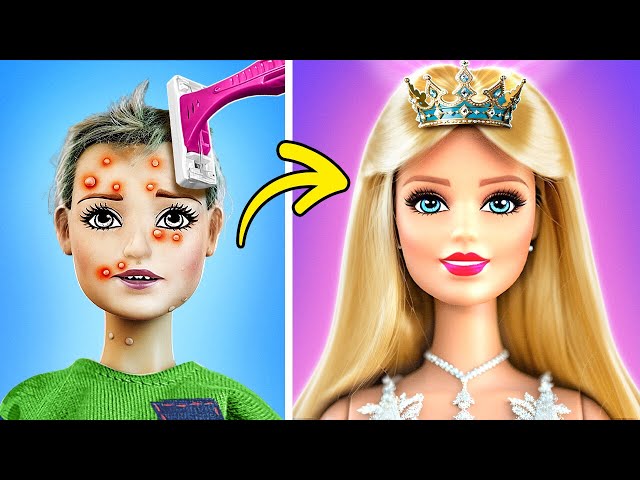 From HOMELESS Barbie to PRINCESS Barbie✨👗💎 Magical Barbie Crafts & Gadgets You'll Love!