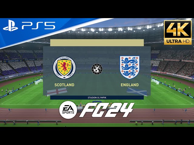 FC 24 | Scotland vs England | International Friendly - Full Match | PS5™ [4K HDR]