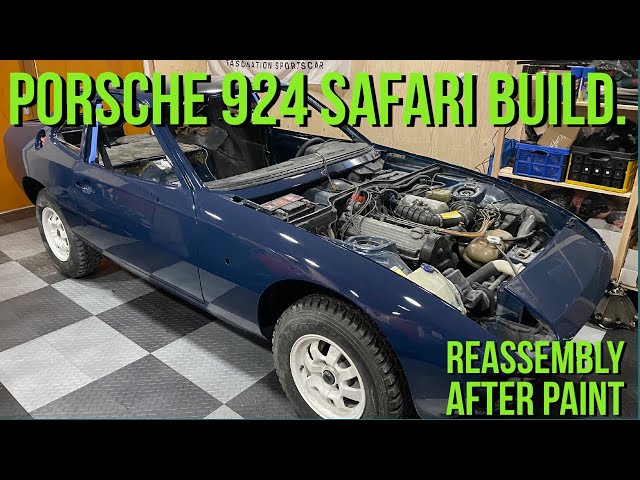 Building a Porsche 924 Safari: building up the body after repaint - Part 1