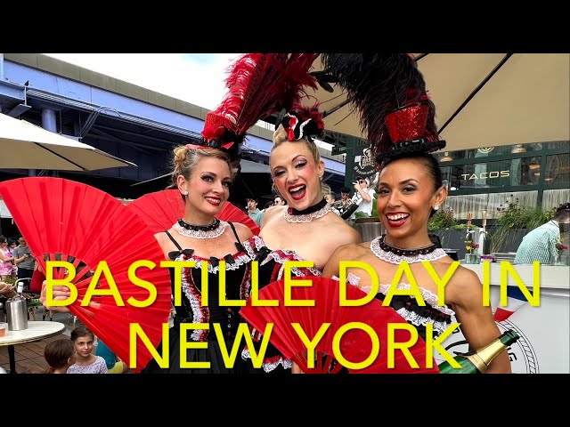 Bastille Day in New York - Can Can Dancers: The Seaport Tin Building by Jean Georges - July 15, 2024