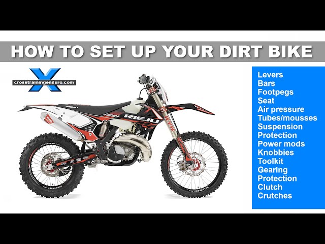 How to set up your dirt bike! 12 important tips︱Cross Training Enduro