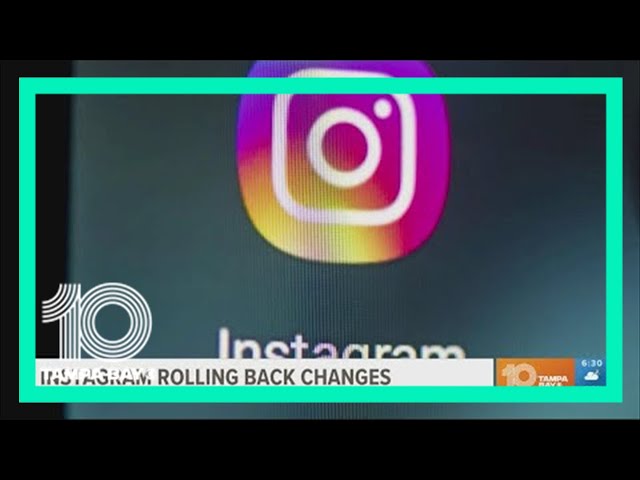 Instagram rolls back updates