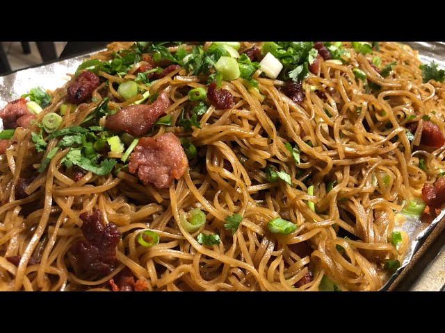 Lao Food:  How I Make Stir Fry Rice Noodles