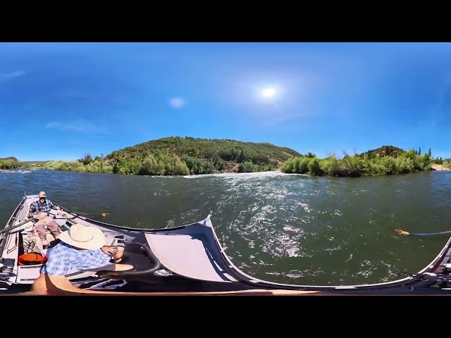 Exploring the Former Gold Ray Dam Site on the Rogue River with an Insta360 Camera