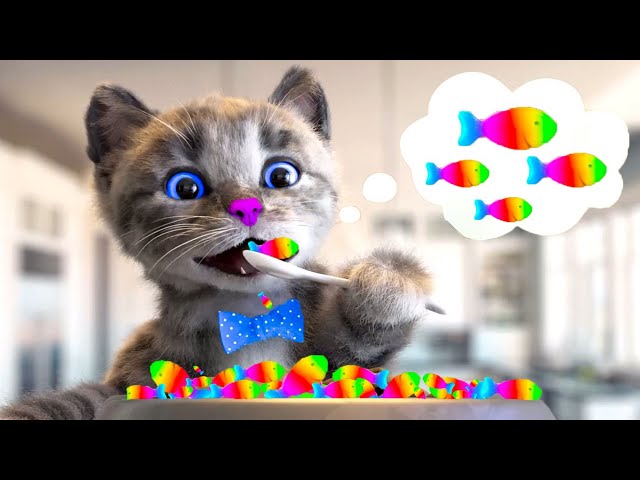 FUN LITTLE KITTEN ADVENTURE - CARTOON KITTEN AND CAT CARE GAME FOR CHILDREN AND TODDLERS