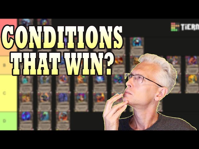 Win Conditions Tier List Patch 27.0.1 Hearthstone Battlegrounds