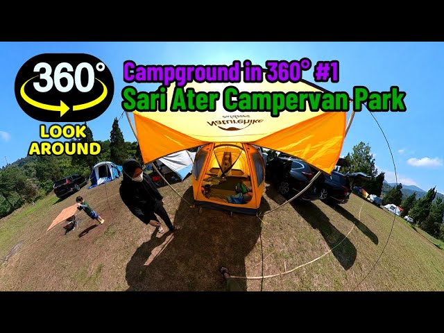 Campground in VR 360 #1: Sari Ater Camping Park