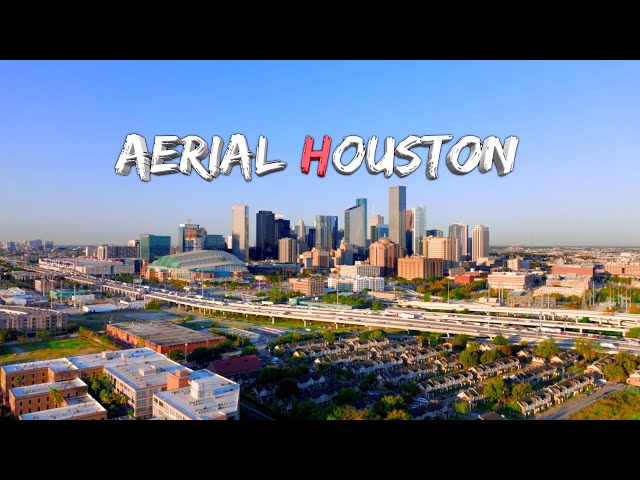 Aerial Views of Houston, The Big One - Drone Footage 2022 - Relaxing Music - 5K