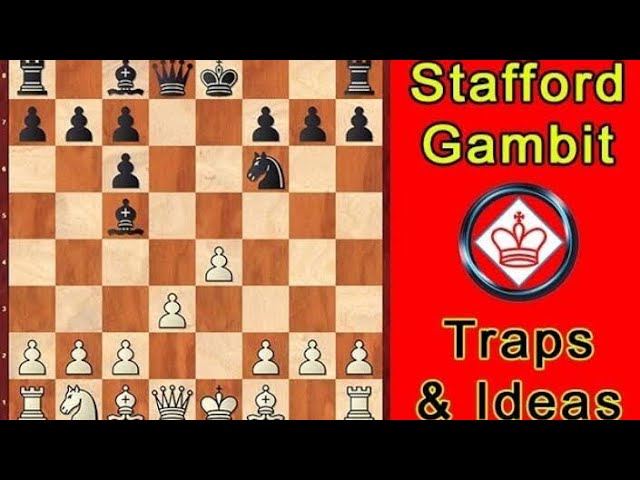 basic ideas in Stafford Gambit trap 3 (Nc3 Be2)