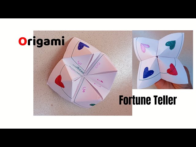 DIY Easy Origami Fortune Teller | How to Make Origami Paper Fortune Teller