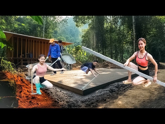 Farm Renovation Process: Concrete Slab Pouring, Cleanup & Garden Restoration - LTtivi