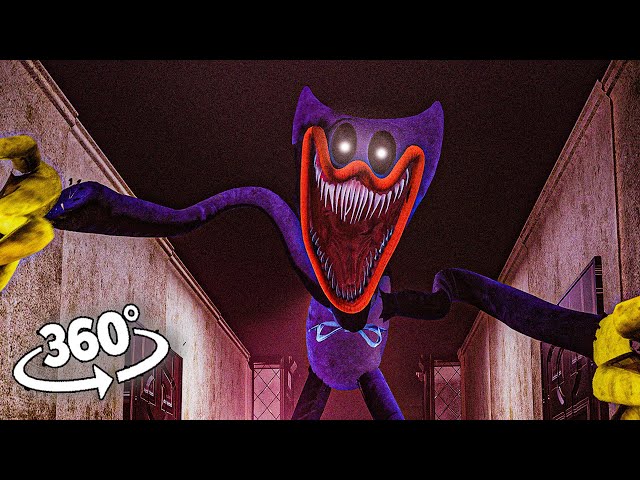 SCARY Huggy Wuggy Caught up with you!!😡 | 360° VR