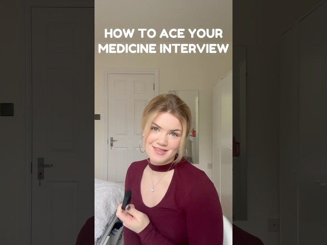 how to ACE your MMI MEDICINE INTERVIEW!! #study #medicine #university #interview #studymotivation